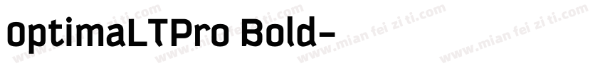 0ptimaLTPro Bold字体转换